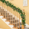 thumbnail image 5 of Artificial Flower Vine, 1.8M Long Fake Flower Decoration For Balcony Pipe Cover, 5 of 7