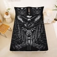 thumbnail image 5 of Erosebridal Motorcycle Queen Sheet Sets,American Eagle Animals Bed Set For Bots Adults 4pcs, 5 of 6