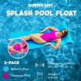 thumbnail image 3 of TRC Recreation Splash 1.25" Thick Pool Float Mats, 1 Blue/1 Pink, 3 of 12