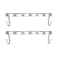 thumbnail image 2 of Perchas de armario de ropa de metal universales medio toroidales Estantes prácticos 2 piezas Ndcxsfigh  Libre de BPA, 2 of 5