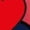 Red, variant on Argyle Love Emoji - Playful Hearts Graphic Youth's Hoodie