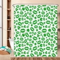 thumbnail image 2 of Happy St Patrick''s Day Shower Curtain, Cute Irish Gnome Truck Bathroom Accessories with Green Clover Shamrocks Design, St Patricks Decor Cloth Fabric Bathroom Curtains with Hooks 72 x 72 Inch, 2 of 6