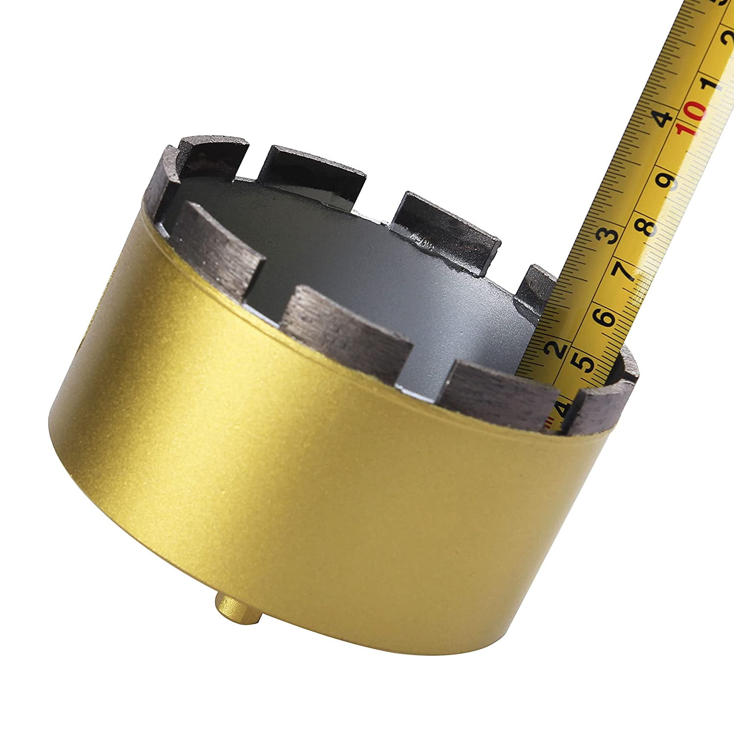 3 inch Diamond Concrete Hole Saw Masonry Core Drill Bit Heavy Duty for Brick, Cinder Block, Pavement, Foundation Walls, Concrete Standard Drill Shank