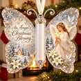 thumbnail image 6 of Christmas Cash Gift Butterfly Ornament, Acrylic Holiday Money Holder Ornament with Built-in Clear Compartment, Hanging Christmas Tree Cash Holder, Decor for Christmas Tree, Window, Car, Holiday Gift, 6 of 8