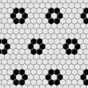 Merola Tile Fxlm1hg Metro - White Flower
