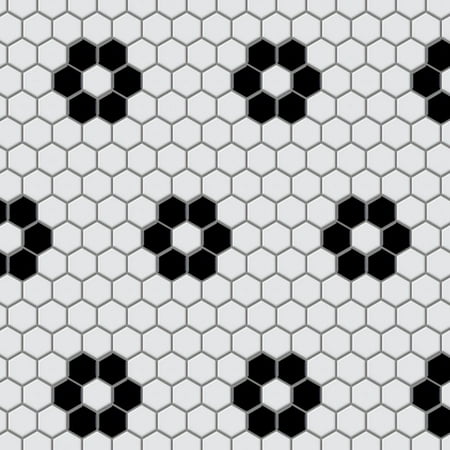 Merola Tile Fxlm1hg Metro - White Flower