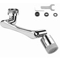 thumbnail image 2 of GrouopM sink faucet, universal 1080-degree lifting anti-splash water nozzle, bathroom face washing rotating extension robot arm, 2 of 3