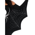 thumbnail image 2 of Vestido Camisero de Jersey para Mujer Leg Avenue con Telaraña Talla 1X/2X, 2 of 5