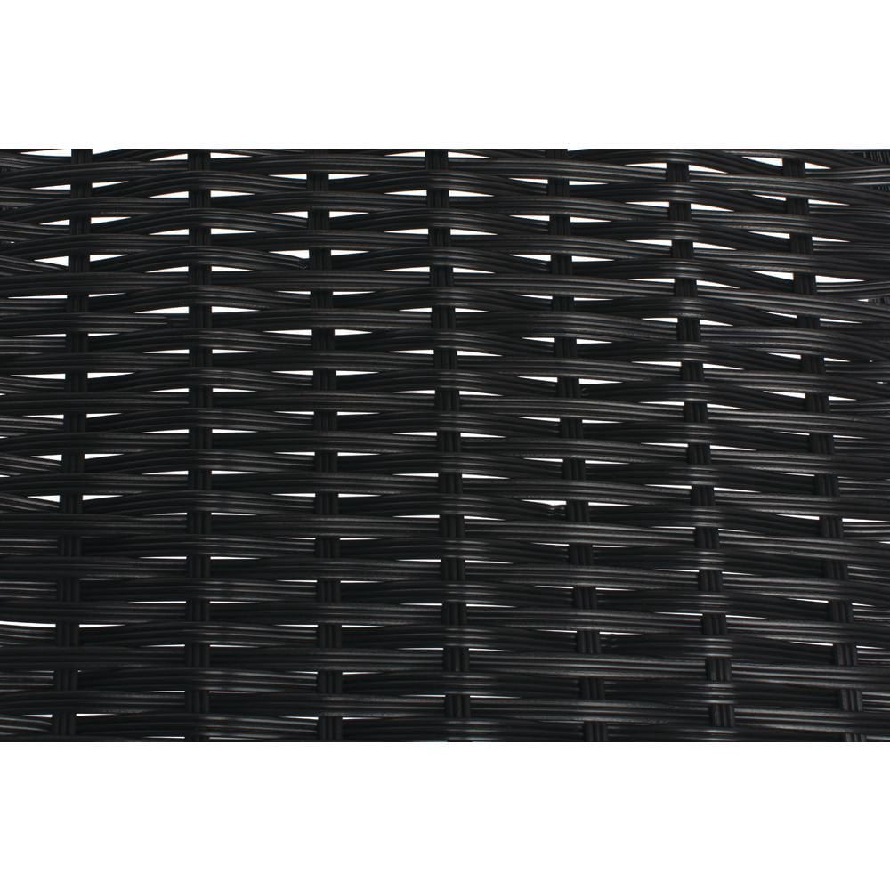 HUBERT® Black Storage Basket Tapered - 7 1/2"L x 14"D x 1 1/2" to 4"H