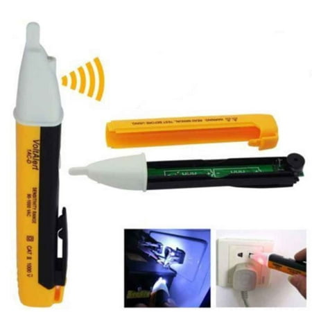 Angel Tester - Digital LED AC Electric Power Voltage Tester Volt Pen Detector Sensor 90-1000V/Thermometer