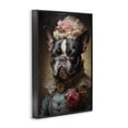thumbnail image 3 of Stupell Industries Elegant French Bulldog Portrait Black Framed Giclee Art design by Wumples, 18 x 12, 3 of 8