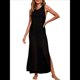 thumbnail image 3 of Traje de Baño de Verano para Mujer, Informal, Transparente, de de Crochet Negro XL, 3 of 8