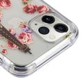 thumbnail image 3 of Apple iPhone 11 PRO Phone Case Tuff Hybrid Shockproof Three Layers Rubber Bumper Heavy Duty Cover [Impact Resistant] TPU Silicone Protective Eiffel Tower Flower Cover for Apple iPhone 11 Pro (5.8"), 3 of 7
