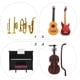 thumbnail image 5 of WORGEOUS 1 Juego de accesorios de instrumento para casa de muñecas, decoración de instrumentos para casa de muñecas, accesorios de diseño de Mini escenas, 5 of 8