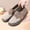 Coffee, variant on Women's Casual Breathable Mesh Walking Shoes, Fashion Soft Sole Knit Design with Lightweight Cushion Comfort, Slip on Sneakers for Daily Work Wear