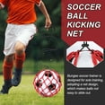 thumbnail image 4 of Uxcell Soccer Ball Kicking Net Solo Football Ball Kick Net Practice Training Aid Soccer Return for Ball Red, 4 of 6