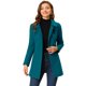 thumbnail image 1 of Abrigo Largo de Invierno Allegra K con cuello Peter Pan y Doble Botonadura lago azul XS, 1 of 7