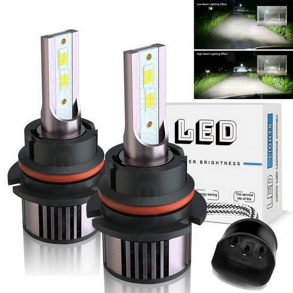 For 1996-2006 Chrysler Sebring 9007 LED Headlight Hi/Lo Bulbs 6000k