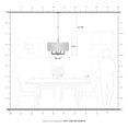 thumbnail image 4 of Livex Lighting Cresthaven 4-Light Transitional Metal/Fabric Chandelier in Black, 4 of 11