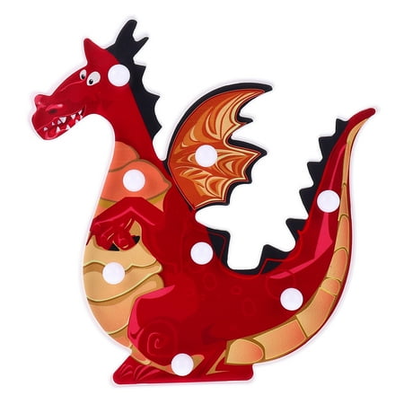 

TINKSKY 1pc LED Christmas Animal Small Night Lamp Desktop Painting Night Light Decor