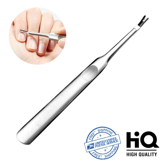 Nail Groomer Stainless Steel Cuticle Pusher Remover Cleaner Manicure Pedicure Tool