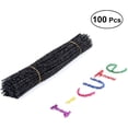 thumbnail image 4 of Pipe Cleaners White 100pcs Pipe Cleaners Bulk Chenille Stems Craft Supplies Fuzzy Glitter Pipe Cleaners for DIY Art Creative Crafts Decorations 30cm Black, 4 of 5