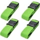 thumbnail image 1 of Luggage Strap 4-Pack Carrying Straps Suitcase Belt Travel Accessories Clip-on Baggage Suitcase for Luggage (Green), 1 of 5
