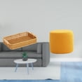 thumbnail image 2 of Cestas de almacenamiento,Cestas de almacenamiento de cocina tejidas con asas hechas a mano,Escabel,Reposapiés pequeño,taburete otomano,sofá,taburete de té,Reposapiés Cubo Taburete Taburete, 2 of 8