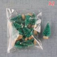 thumbnail image 4 of 12Pcs Mini Christmas Tree Santa Claus Snow Decor For DIY Frost Village New Year, 4 of 5