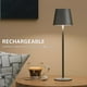 thumbnail image 3 of Lámpara de mesa recargable uuffoo, inalámbrica, 3 colores, negro atenuado, 3 of 9