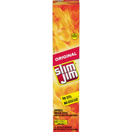 Slim Jim Giant Smoked Meat Stick, Original Flavor, .97 Oz.