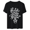 thumbnail image 3 of Casual en Vrac Col Rond Tops Pull-Over Jour de Professeur Mignon Imprimé Short Sleeve Top T-Shirt, 3 of 6