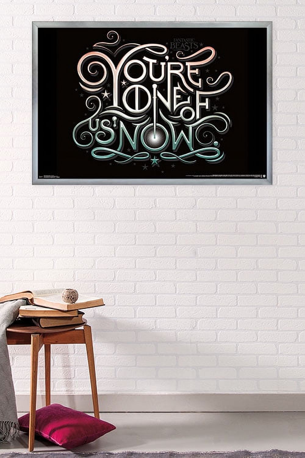 Fantastic Beasts And Where To Find Them - One Of Us Wall Poster, 22.375" x 34", Framed
