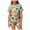 A-Light Green, variant on NIEWTR Girls Halloween Graphic Pajamas Flat Collar Short Sleeve Button Up Shirts and Shorts Pajama Set 2 Piece Kids Cozy Cute Sleepwear