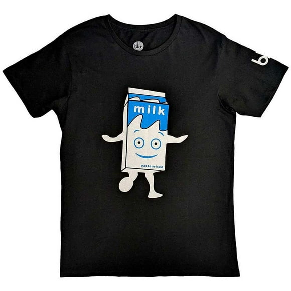 Blur Adult Milky Sleeve Print T-Shirt