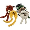 thumbnail image 3 of Sombrero de rana Sombrero de punto de ganchillo al aire libre Otoño Ojo grande Rana de punto Invierno Lindo Gorro protector de oreja Sombreros Gorros de punto (Verde) Namotu WRLF-227, 3 of 5
