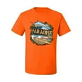 thumbnail image 2 of Wild Bobby, Paradise Surf Shack Marlin Pop Culture Men's Graphic T-Shirt, Orange, Medium, 2 of 3