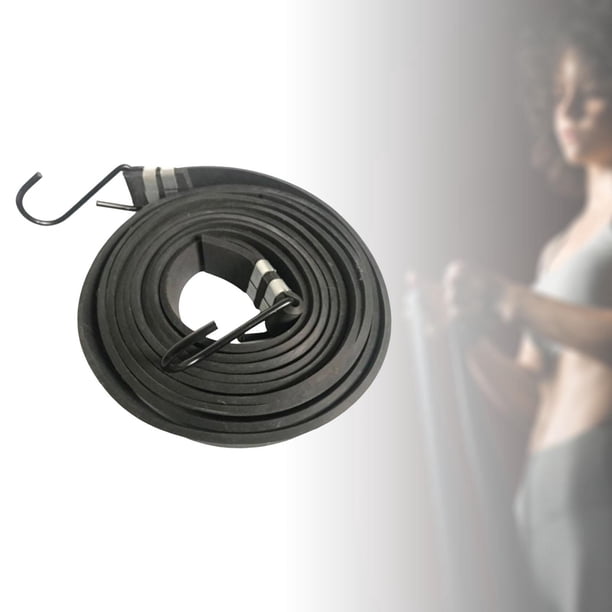 Cuerda elástica de correa de goma plana ensanchada para camioneta de motocicleta , 2,5 m Baoblaze Correa de cordón de choque
