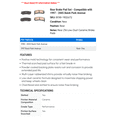 thumbnail image 2 of Rear Brake Pad Set - Compatible with 1997 - 2005 Buick Park Avenue 1998 1999 2000 2001 2002 2003 2004, 2 of 2