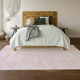 thumbnail image 6 of Addison Rugs Mayfield Washable Transitional Diamond Pink Rectangle Rug, 8' x 10', 6 of 6