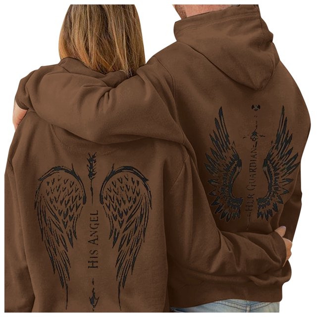 WEAIXIMIUNG Sweat à Capuche Graphique Décontracté pour Hommes et Femmes, Assorti pour Couples