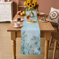 thumbnail image 2 of Coastal Octopus Table Runner 72 Inches, Farmhouse Eucalyptus Leaf Marine Lifes Bed Runner Dresser Scarves Tabletop for Indoor Outdoor Parties/Ceremony/Banquet, 14" x 72", 2 of 9