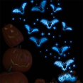 thumbnail image 4 of Colorful Luminous Bat Halloween Stickers Eight Bats Luminous Wall Stickers, 4 of 4