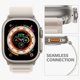 thumbnail image 3 of Compatible for Apple Watch Band Ultra 49mm 45mm 44mm 42mm 41mm 40mm 38mm, Rugged Nylon Sports Solo Loop Stretch Woven Wristband with Metal Hook, Repla, 3 of 4