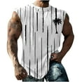 thumbnail image 2 of Txeol Tank Tops for Men Workout,Men's T-Shirt Sleeveless Tank Top Gym Workout Summer Novelty Graphic Tee Casual Loose Fit Crew Neck Shirt Quick Dry, 2 of 7