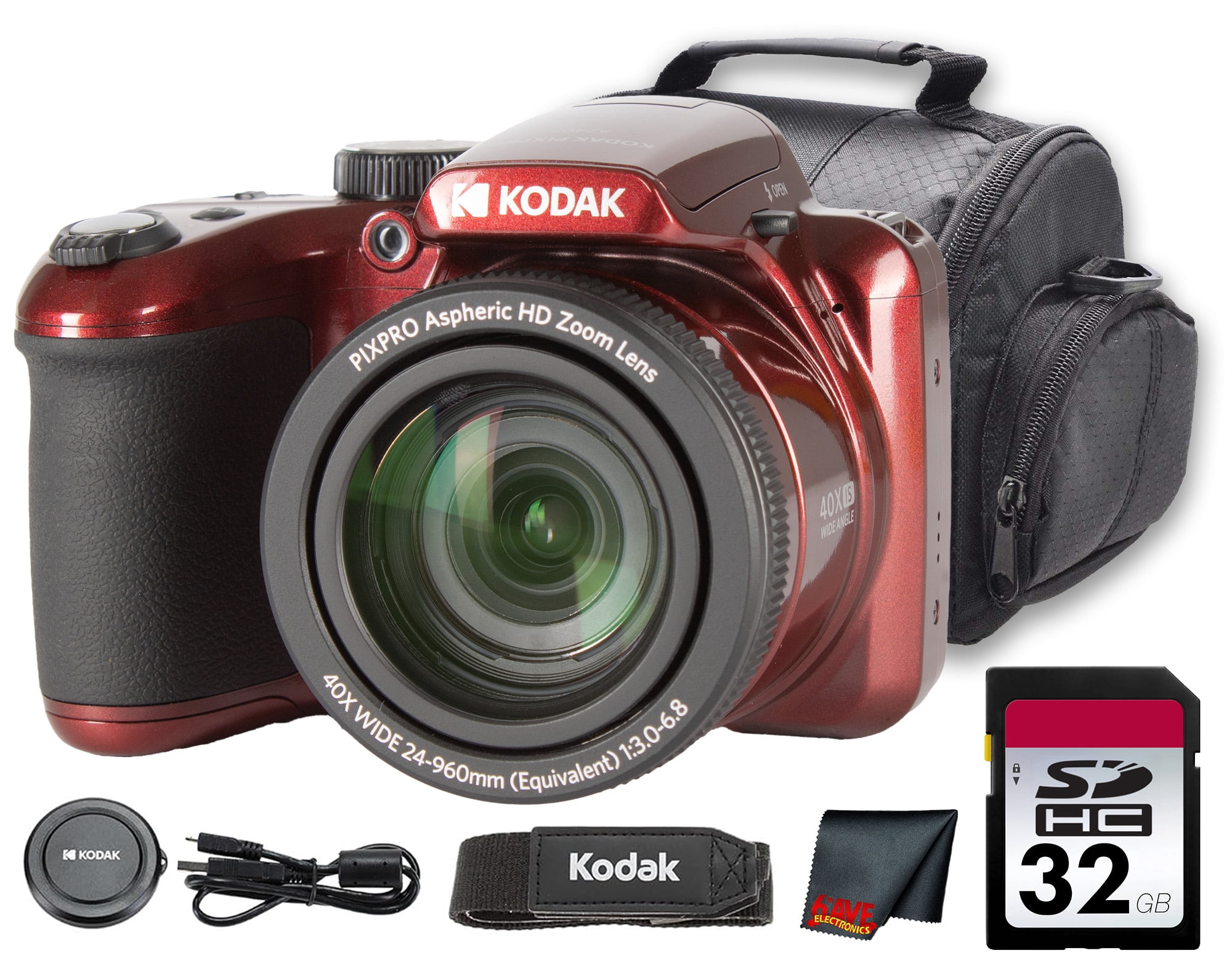 Kodak PIXPRO AZ901 20.68MP CMOS Sensor Digital Camera + Top Value