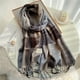 thumbnail image 2 of Bufanda de cuadros estilo invierno para mujer, cálida, a la moda, con borlas, para estudiantes, bufanda larga gruesa, chal para parejas para hombres, 2 of 6
