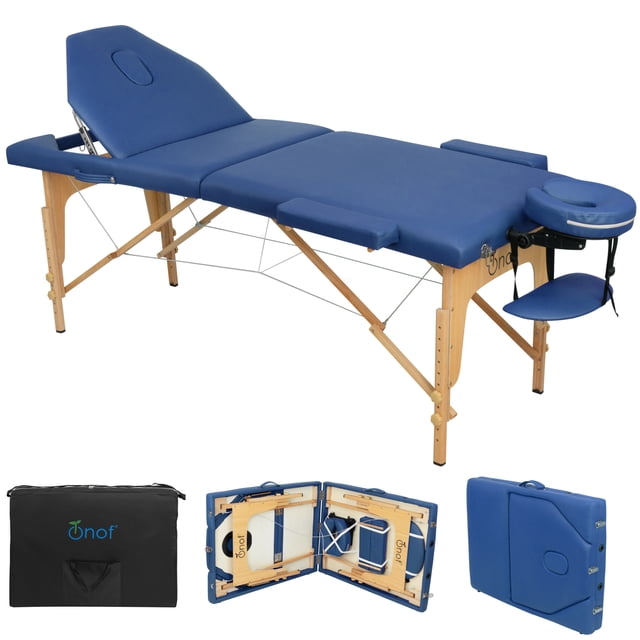 Cama de Masaje Onof MB-001 Portatil SPA Profesional - Azul