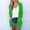 *Green 03, variant on ClodeEU Women's Jacquard Knit 3/4 Sleeve Cardigan ,Solid Color Casual Open Front Top Navy 05,Womens Plus M