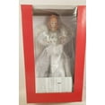 thumbnail image 3 of Kurt Adler 14" 10-Light White and Silver Angel Treetop, 3 of 4